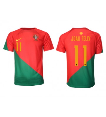 Maillot de foot le Portugal Joao Felix #11 Domicile Monde 2022 Manches Courte